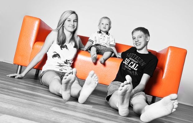 Kinder-Fotoshooting in Edt bei Lambach