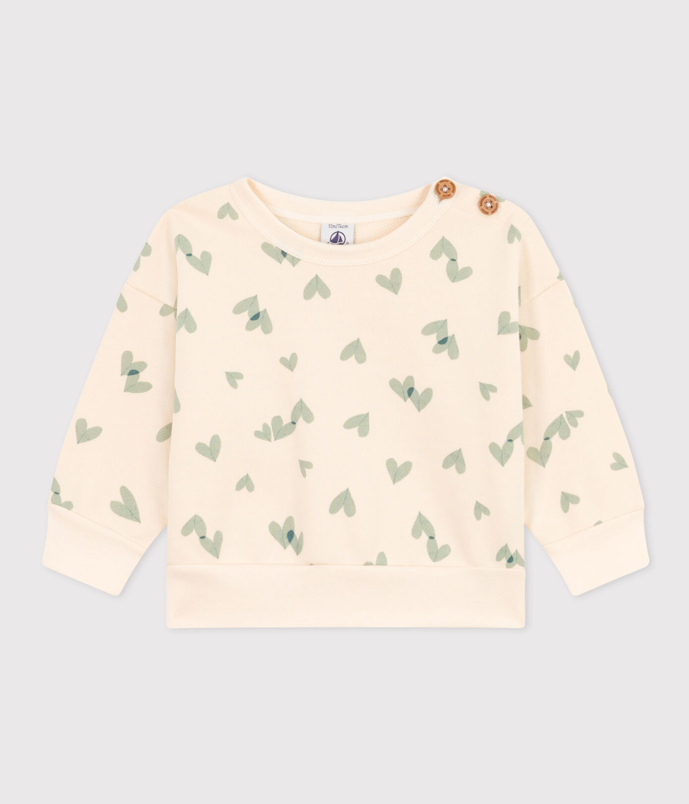 Sweatshirt en molleton imprimé bébé