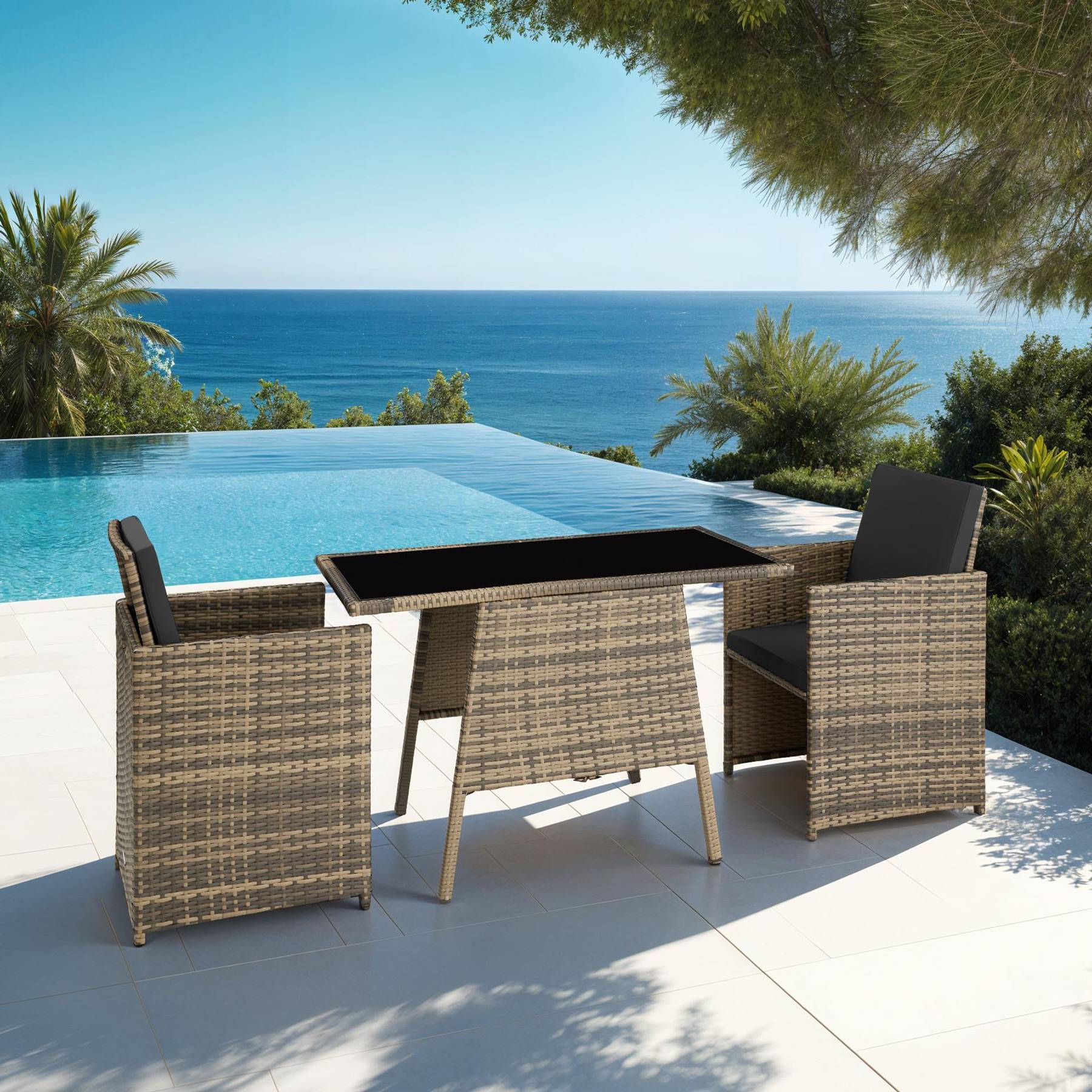 Rattan Sitzgruppe Lausanne
