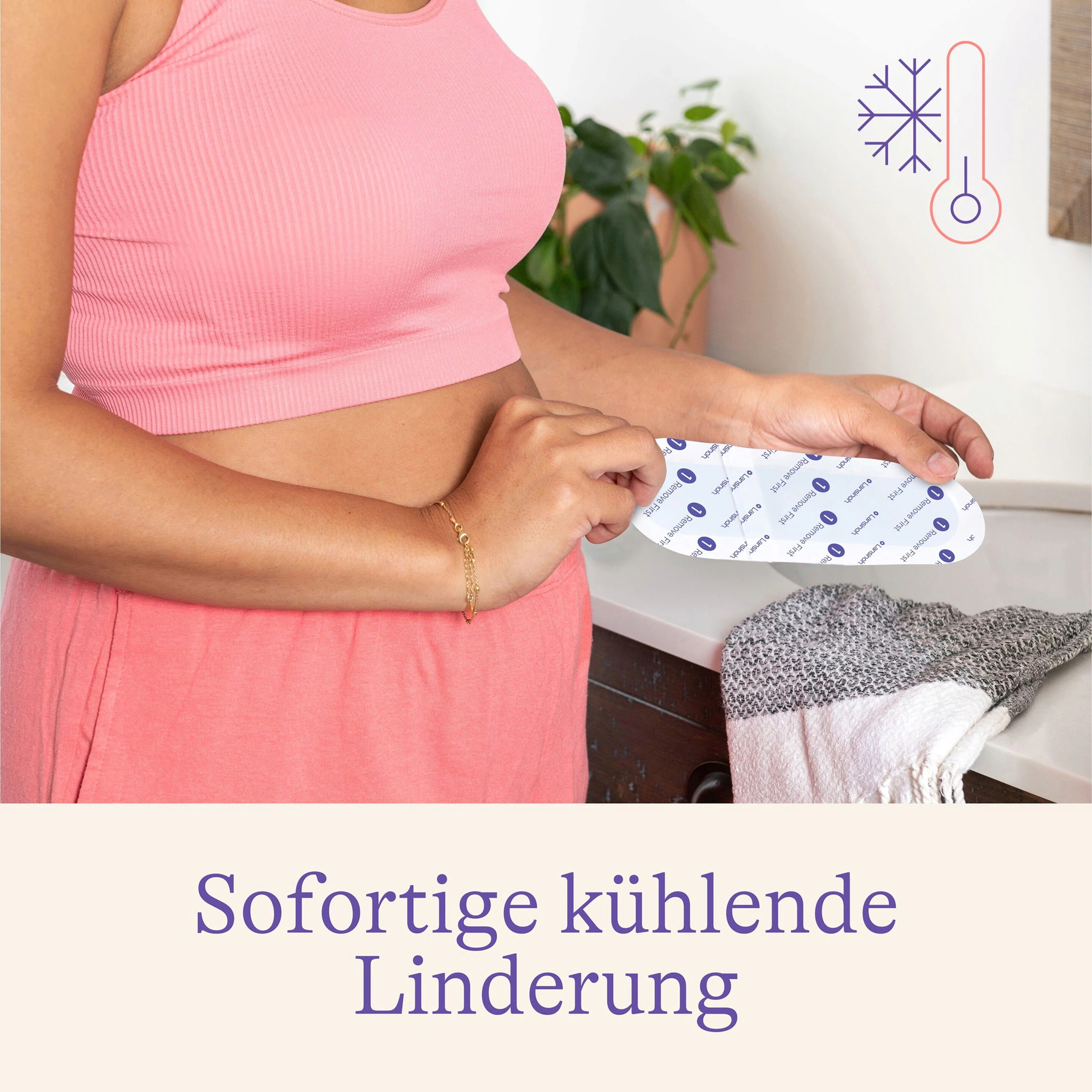 Lansinoh 2er-Pack Kaiserschnitt Hydrogel-Pads