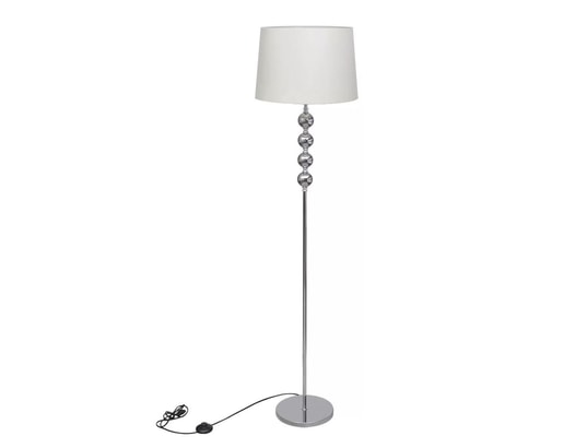VIDAXL - Lampadaire salon Lampadaire avec support haut décoration à 4 boules blanc