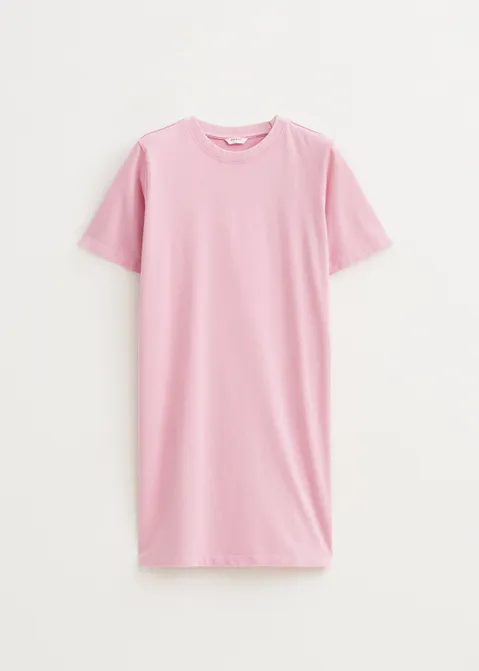 T-shirt jurk roze (ROS.M)