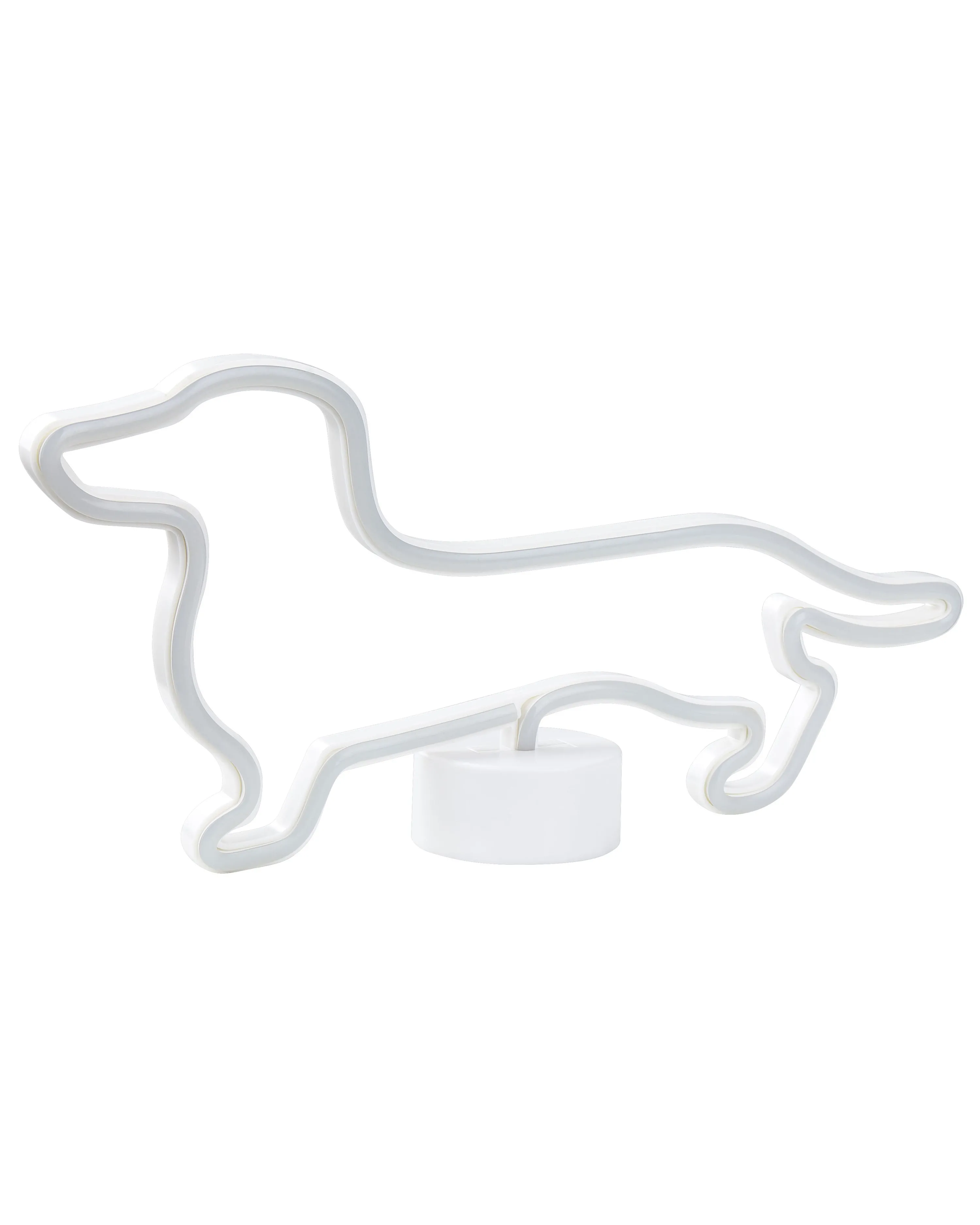 LED neon lichtbord Hond FRANCIS Blauw