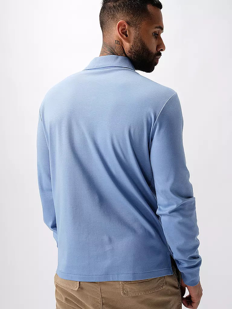 POLO RALPH LAUREN Poloshirt Custom Slim Fit hellblau