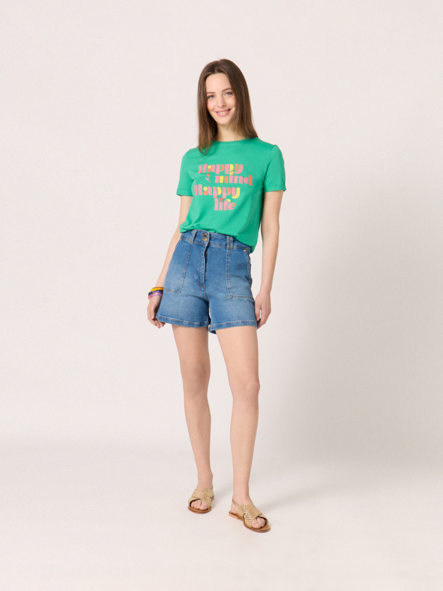 T-shirt à messages