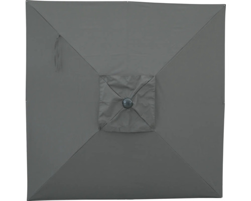 Parasol, zweefparasol Sarry Soluna 250 x 250 cm, polyester (PES), donkergrijs