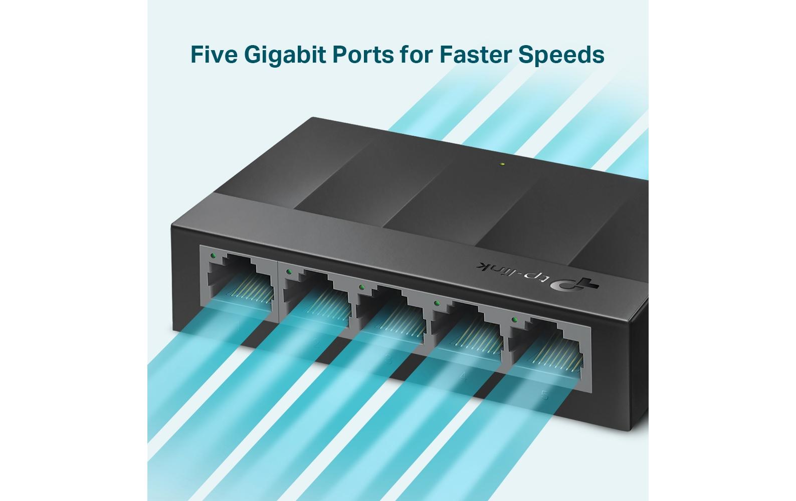 Switch LS1005G 5 Port5-Port Desktop Switch (10/100/1000Mbps)