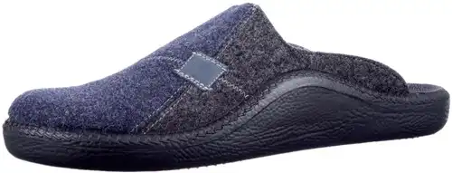 20630 Westland blauw combi - maat 49 pantoffel blauw combi - maat 49 Calandschoen