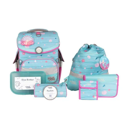 School-Mood Timeless Air+ Schulranzenset Lilly, 7-teilig