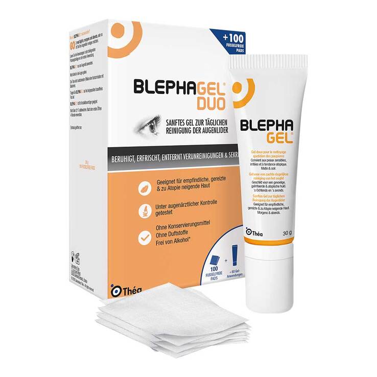 Blephagel Duo 30 g + Pads, 1 P