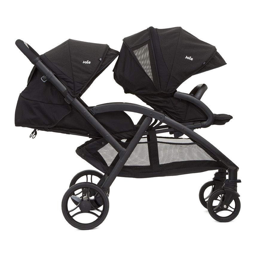 Poussette double Evalite Duo - Coal - Ecru