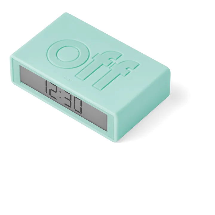 Lexon Réveil Flip+ Travel | Vert Menthe