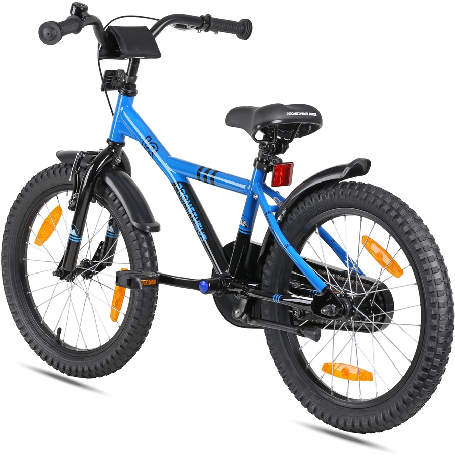 PROMETHEUS BICYCLES® HAWK Kinderfahrrad 18 , Blau-Schwarz