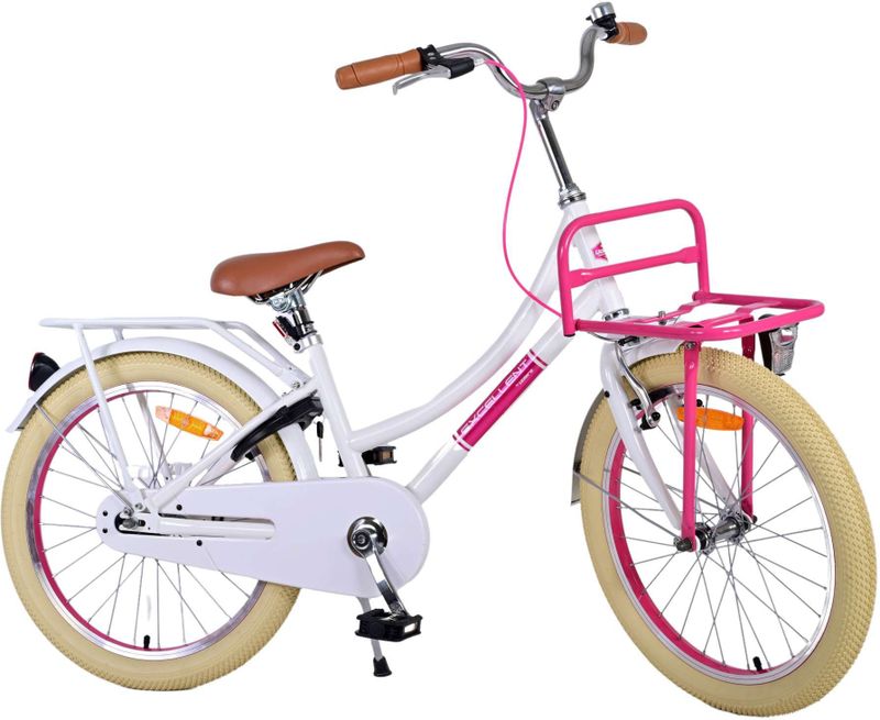 Volare Excellent Kinderfiets - Meisjes - 20 inch - Wit