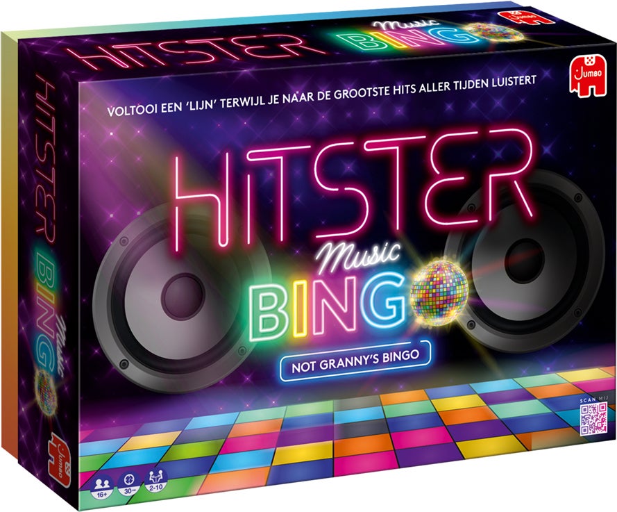 Jumbo bordspel Hitster music bingo 16+ jr