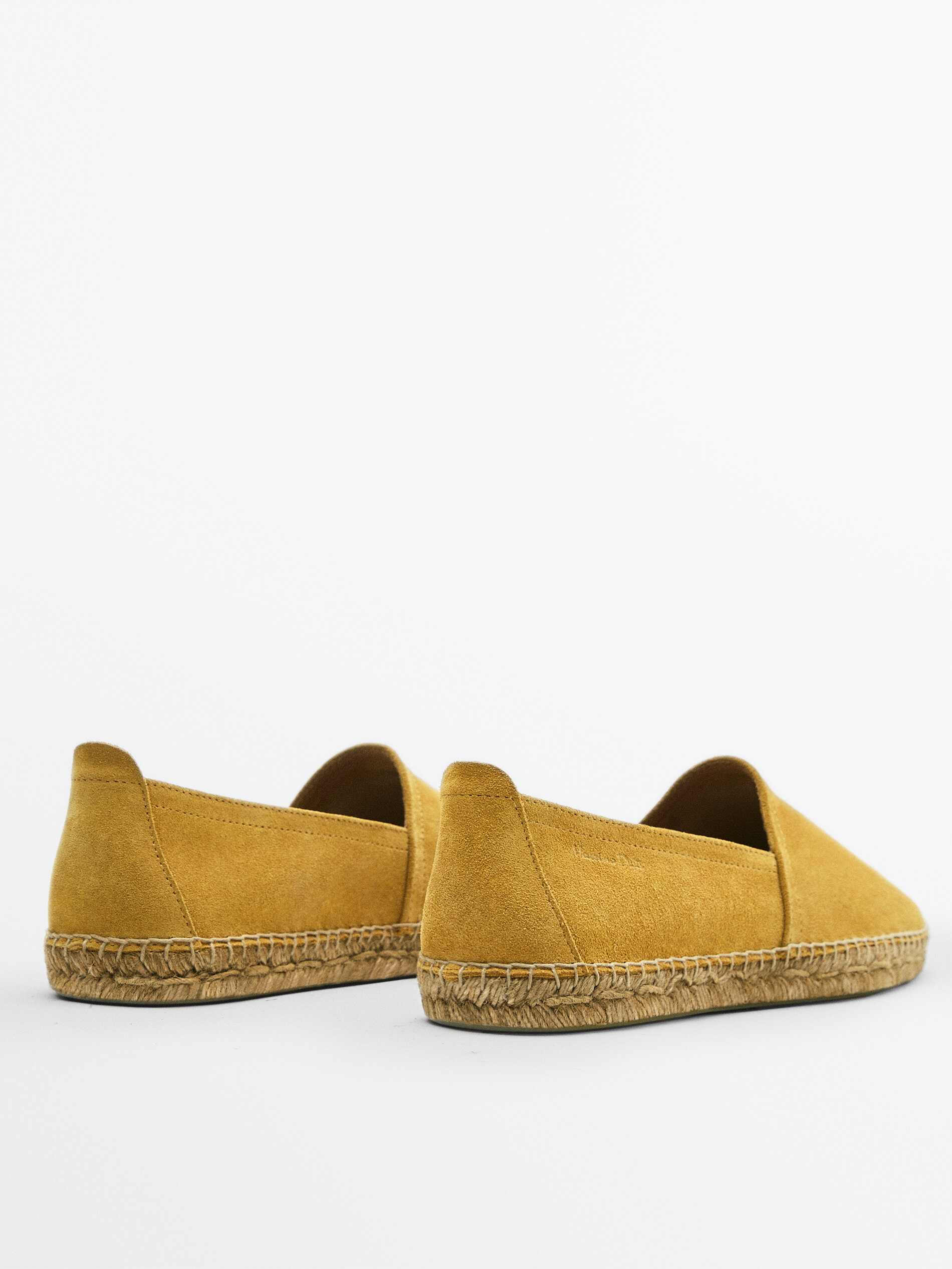 ESPADRILLE DE CAMURÇA - AMARELO MOSTARDA