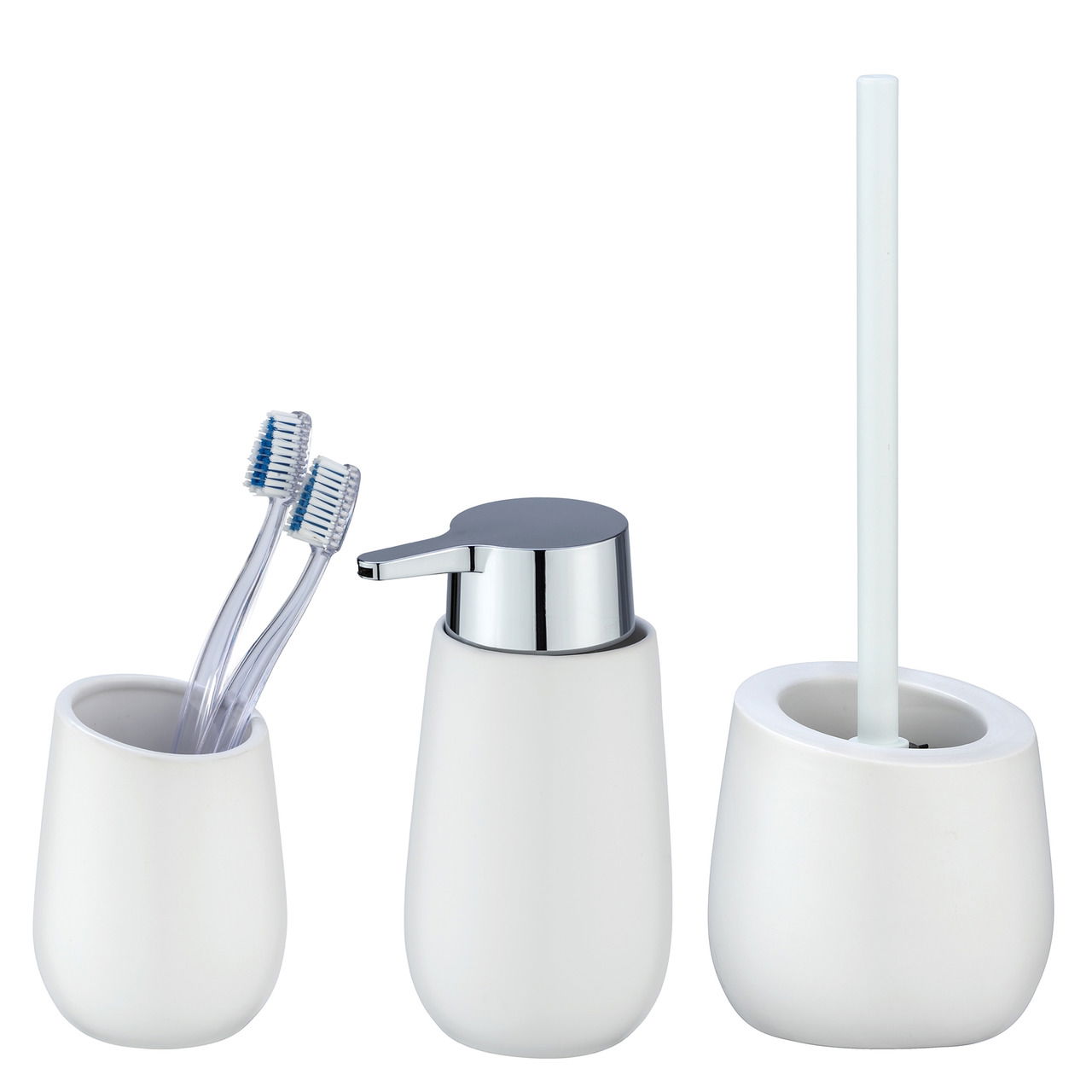 Wenko Keramik Bad-Accessoire-Set BADI