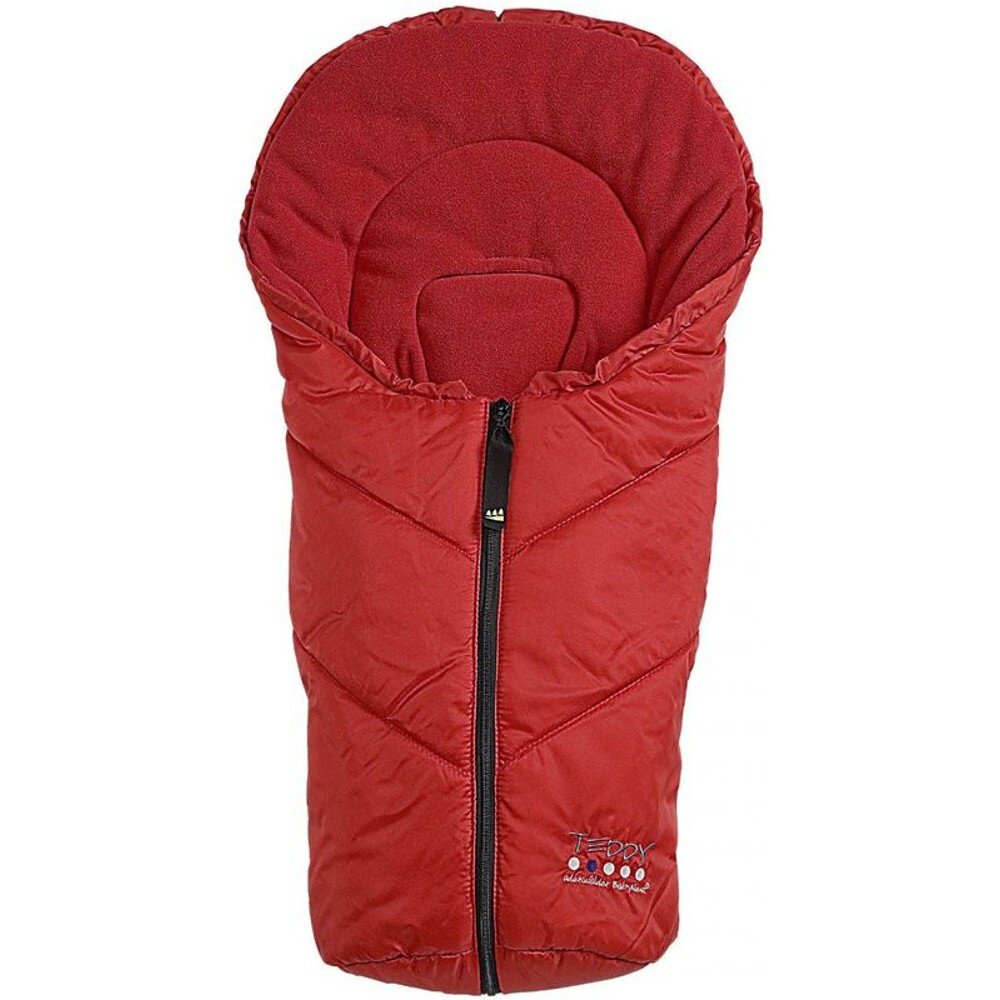 Odenwälder BabyNest Odenwälder 11027-360 Schalensitz Fusssack Teddy P5 rot