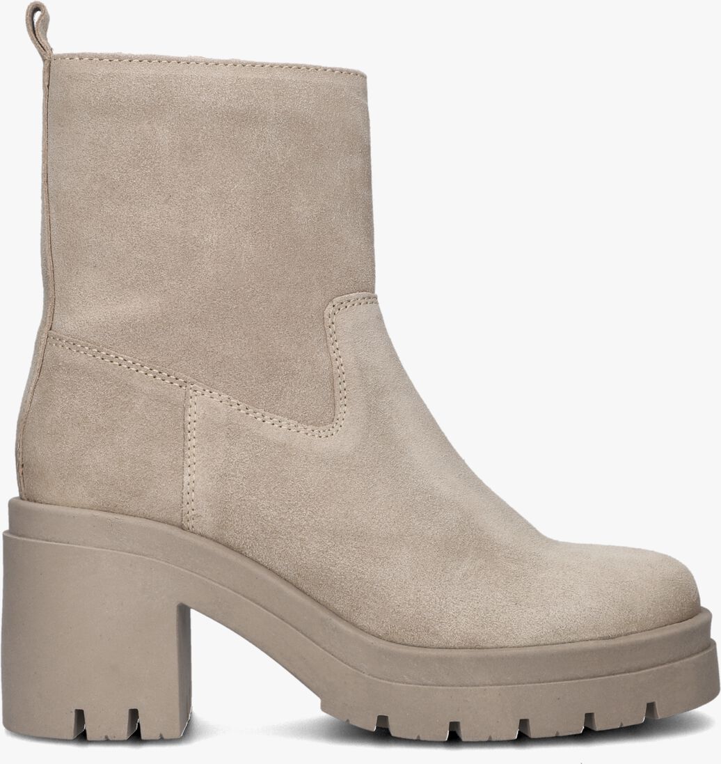 beige lina locchi enkellaarsjes l1201