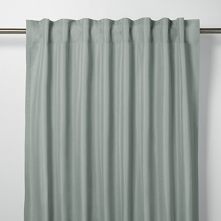 Rideau GoodHome Klama bleu gris l.140 x H.260 cm
