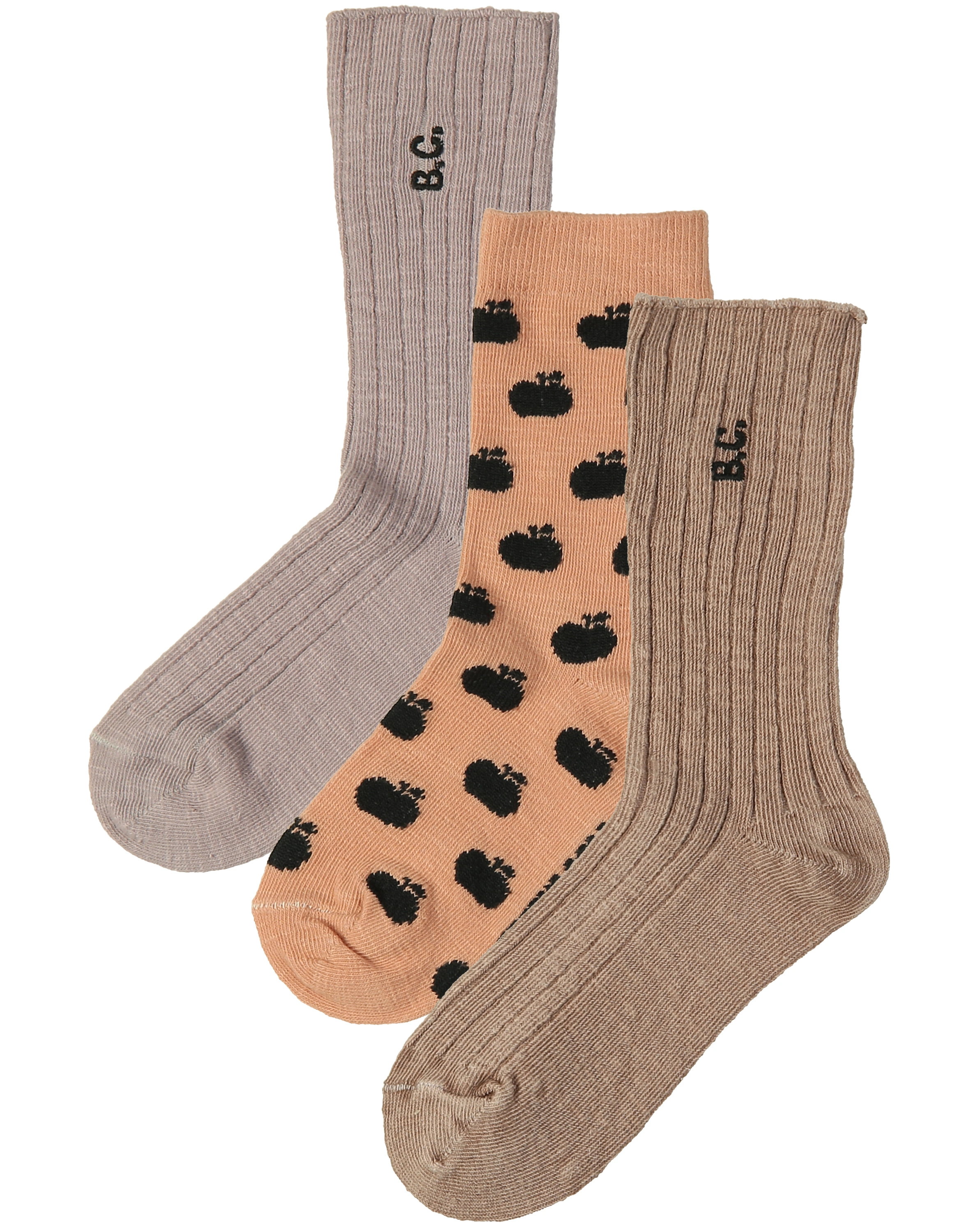 Socken B.C. 3er-Pack in pale mauve