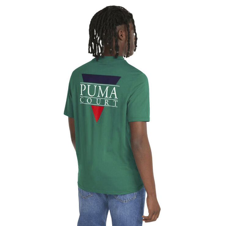 Puma tennis club graphic tee Verdant green