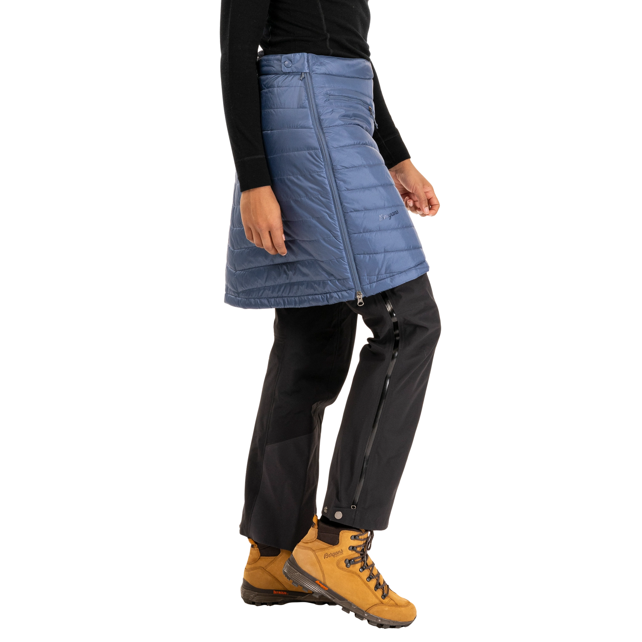 Røros Insulated Overskirt Granite Blue