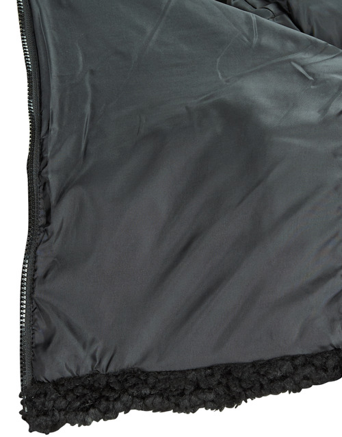 Only - ONLELLIE SHERPA HOODED JACKET CC  OTW - Noir