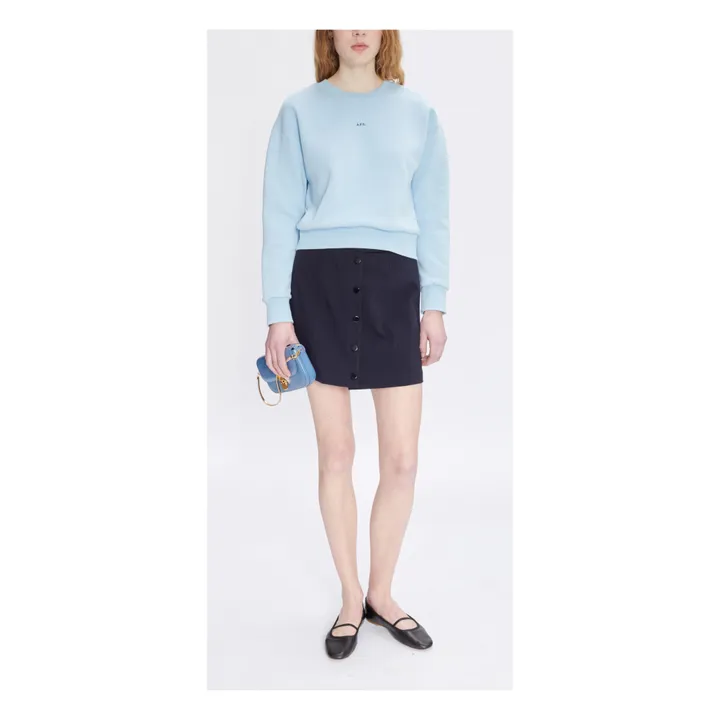 A.P.C. Sweat Anna Coton Bio | Bleu Clair