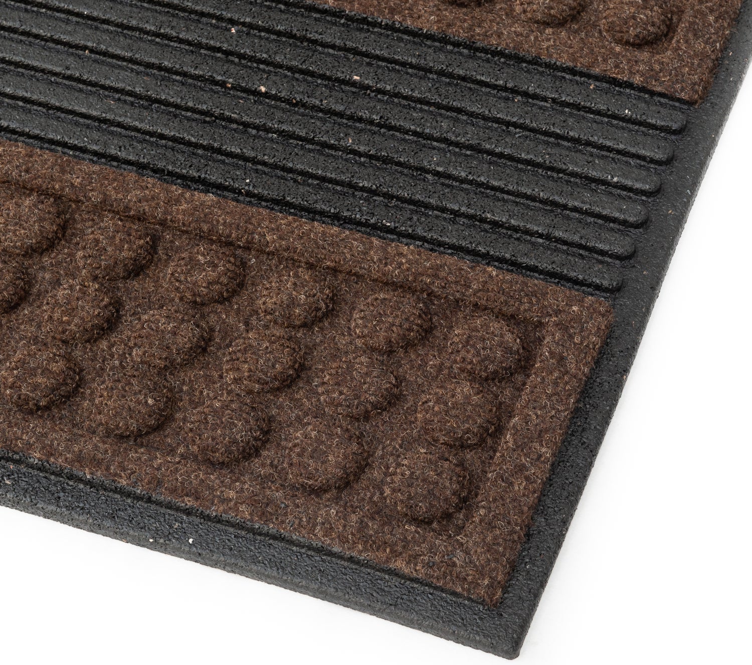 Multy Home buitenmat Scrape'n Brush bruin 120 x 80 cm