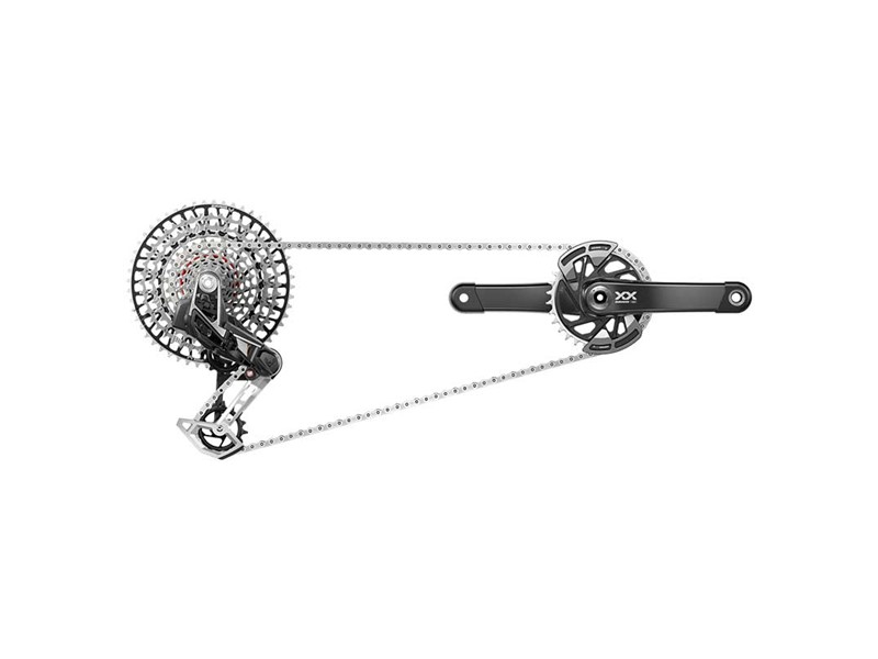 SRAM XX T-Type AXS 1x12 165mm Gruppe