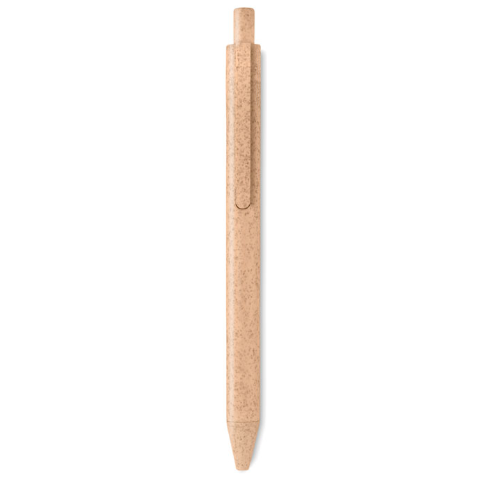 GiftRetail MO9614 - PECAS Stylo poussoir blé paille  PP