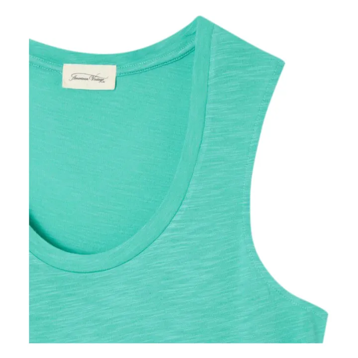 American Vintage Débardeur Col U Jacksonville | Vert Menthe