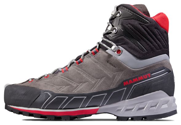 Chaussures d'Alpinisme Mammut Kento Tour High Gore-Tex Gris/Rouge