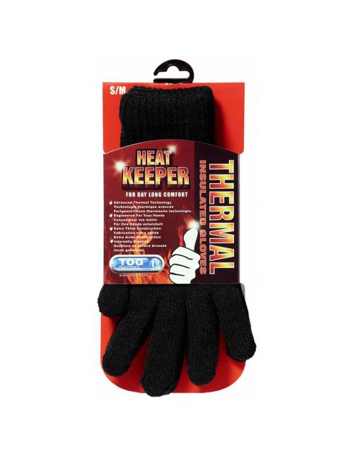 Heatkeeper Thermo Handschoenen Heren Zwart - Handschoenen