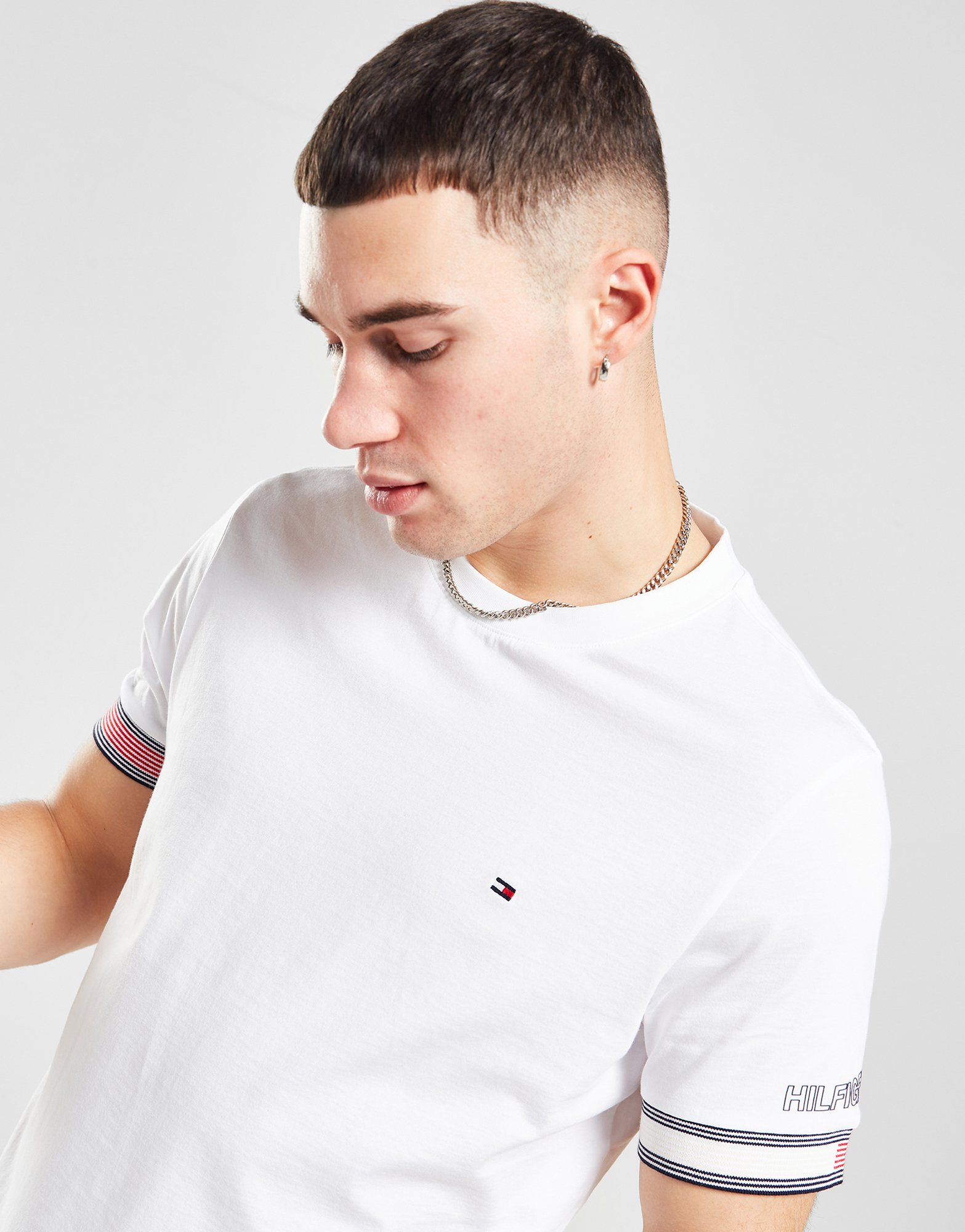 Tommy Hilfiger T-shirt Flag Cuff Homme