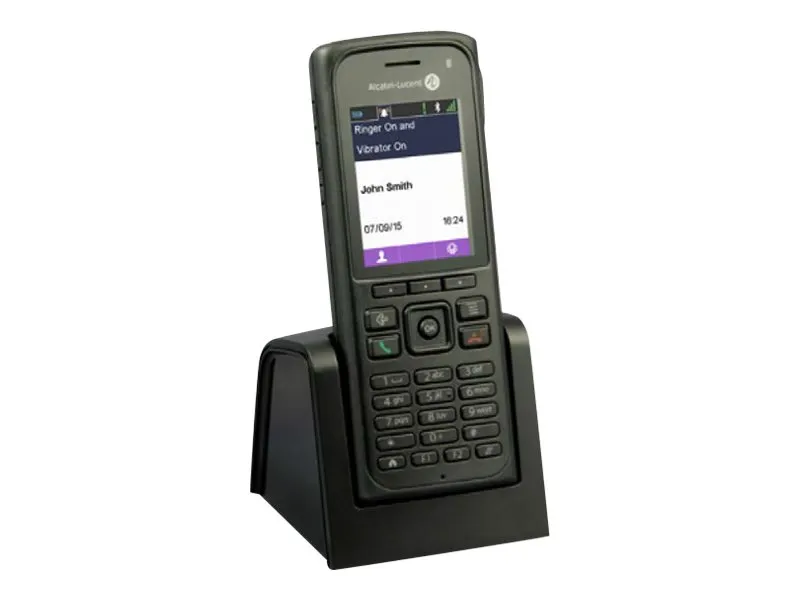 Alcatel-Lucent 8262 DECT - Trådløs digitaltelefon - med Bluetooth interface - IP-DECT\GAP - sort
