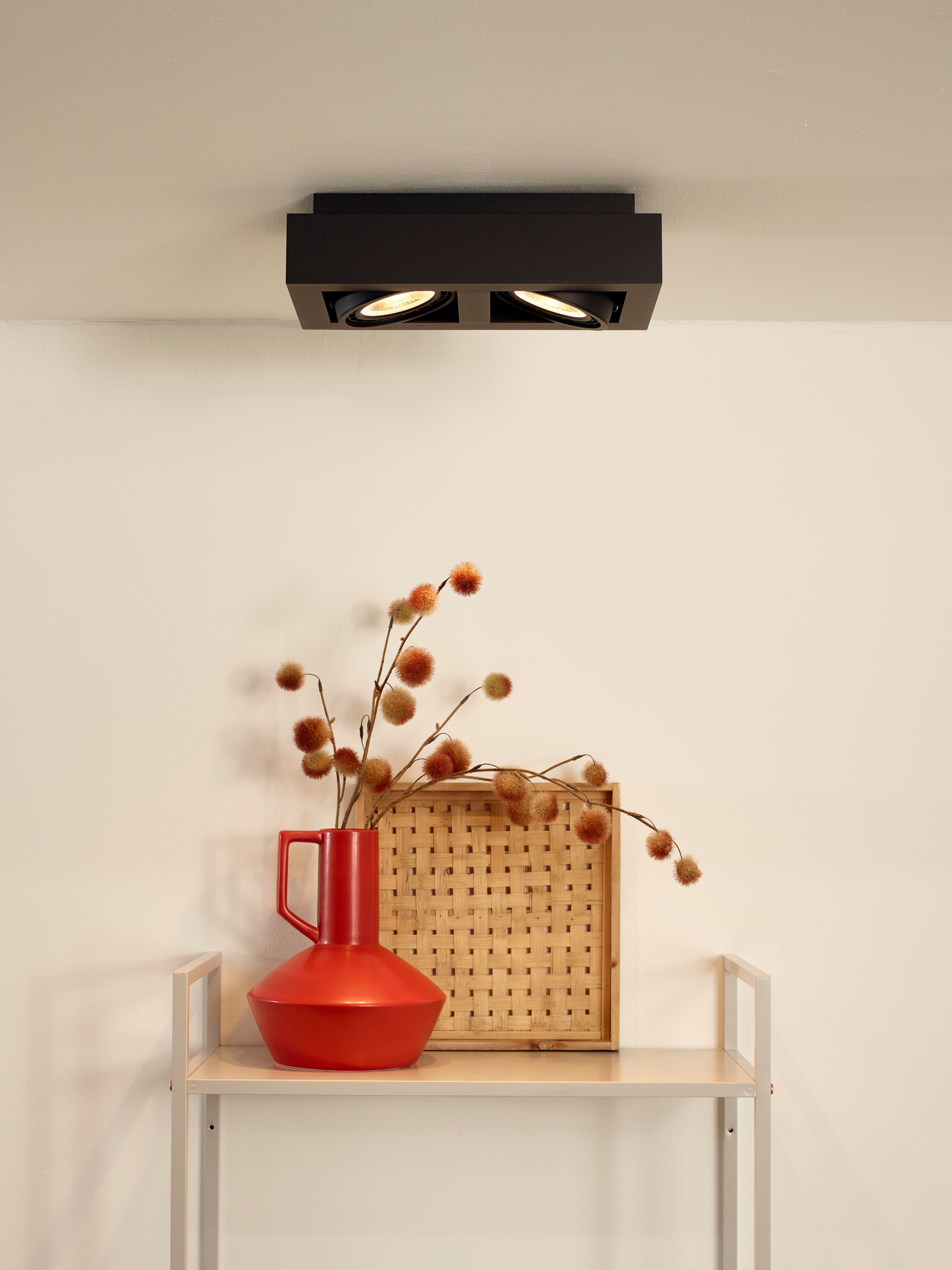 Plafondspot Zwart Zefix B34 x D18.5 cm