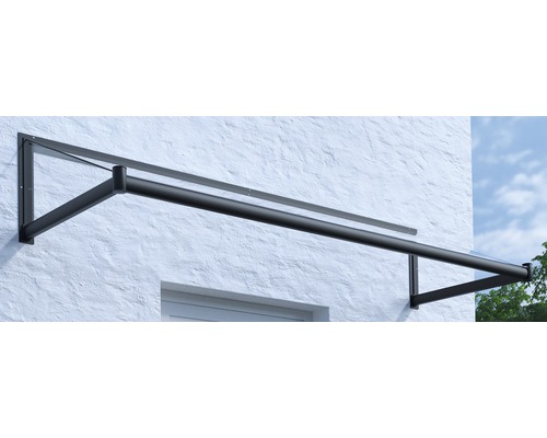 ARON Luifel Aanbouw Design Nancy Gelaagd Veiligheidsglas 150x80 cm Antraciet