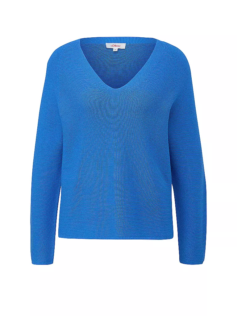 S.OLIVER Pullover blau