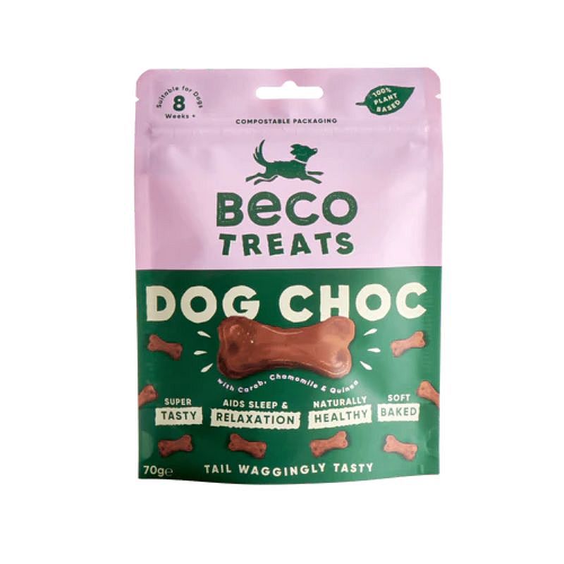 Beco Treats Dog Choc with Camomile & Quinoa 1 x 70 gram Hond | 13568