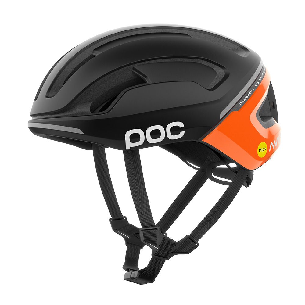 Poc OMNE BEACON MIPS - Casque VTT fluorescent orange avip/uranium black matt
