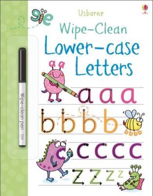 Wipe-clean Lower-case Letters - Wipe-Clean (Paperback)
