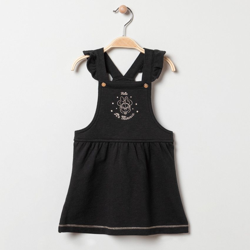 Robe à bretelles print Minnie Disney pour bébé fille - Gris foncé