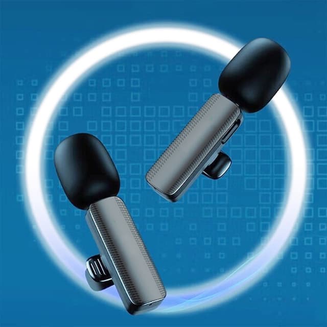Trådløs Lavalier Lapel Microphone & Receiver til iPhone 2 +1