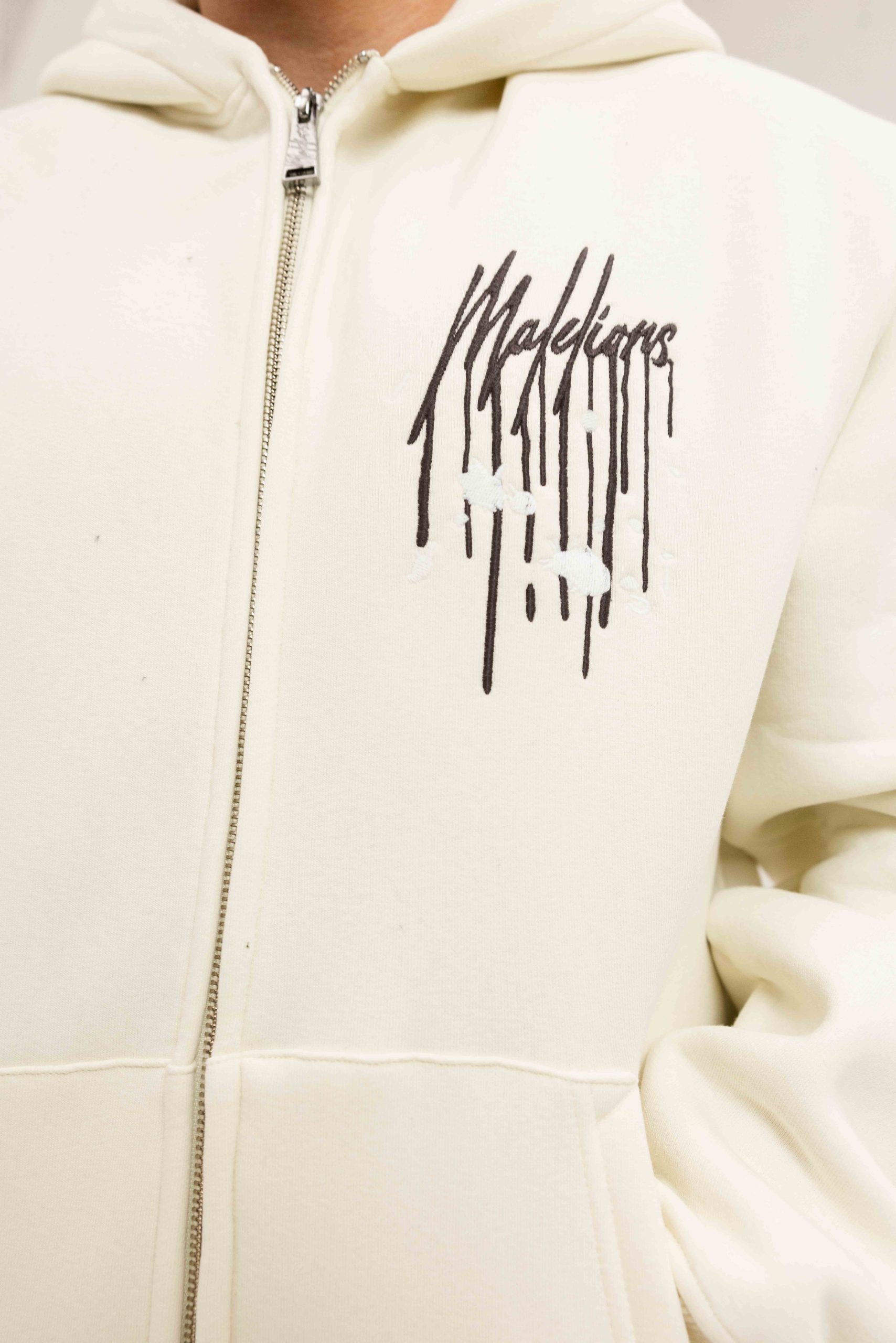 Malelions Painter Vest Heren Gebroken Wit