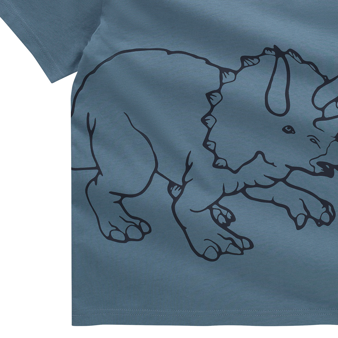 Topolino Jungen T-Shirt mit Dino-Print petrolblau