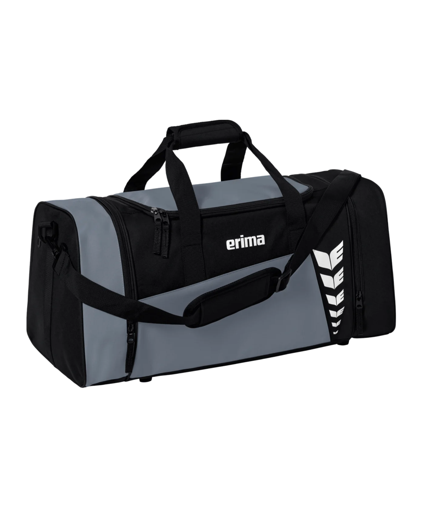 Erima Six Wings Sporttasche Gr. S Grau Schwarz
