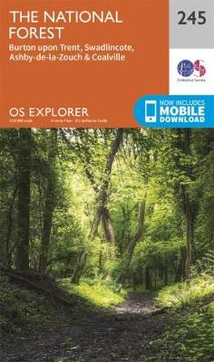 The National Forest - OS Explorer Map 245 (Sheet map, folded)