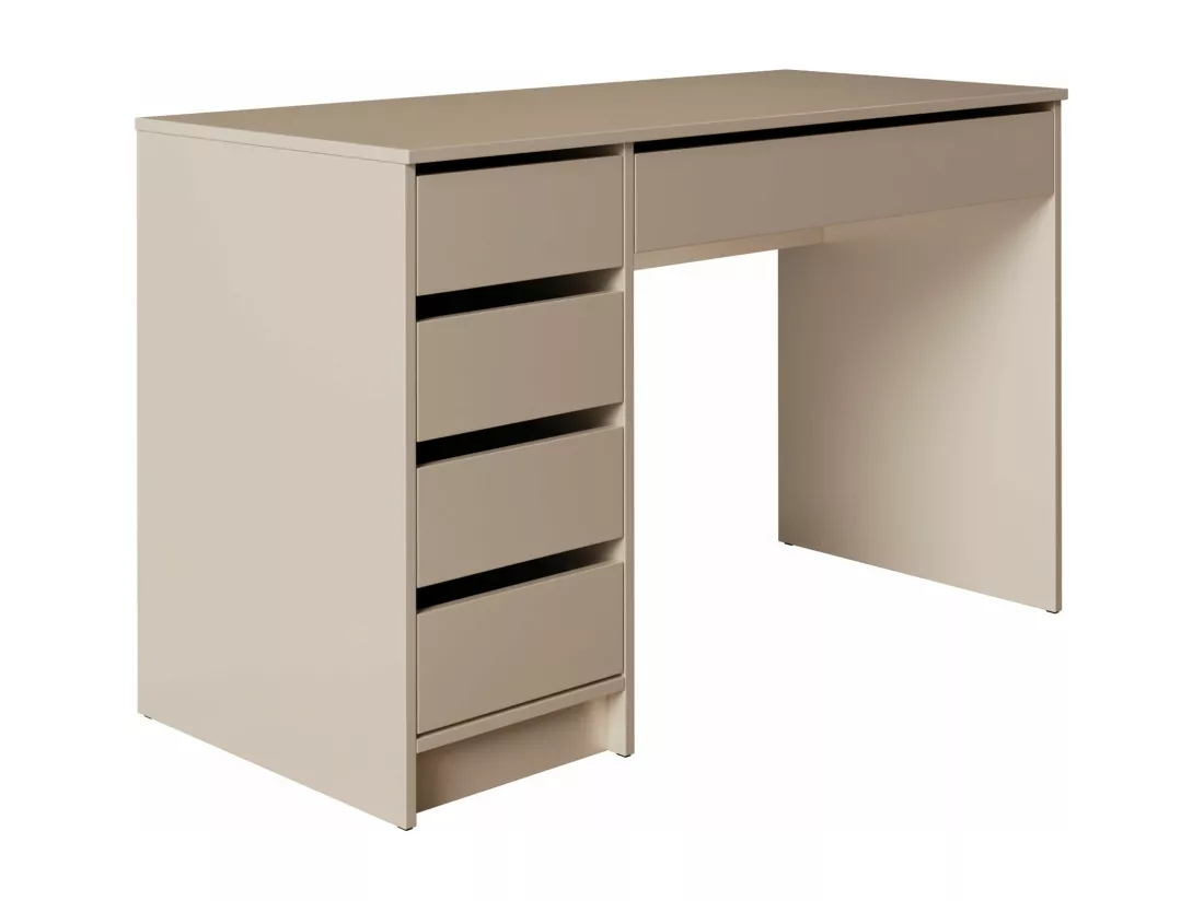 Bureau Comfivo 312, Avec tiroirs, Nombre de tiroirs: 5, 76x120x55cm, Beige